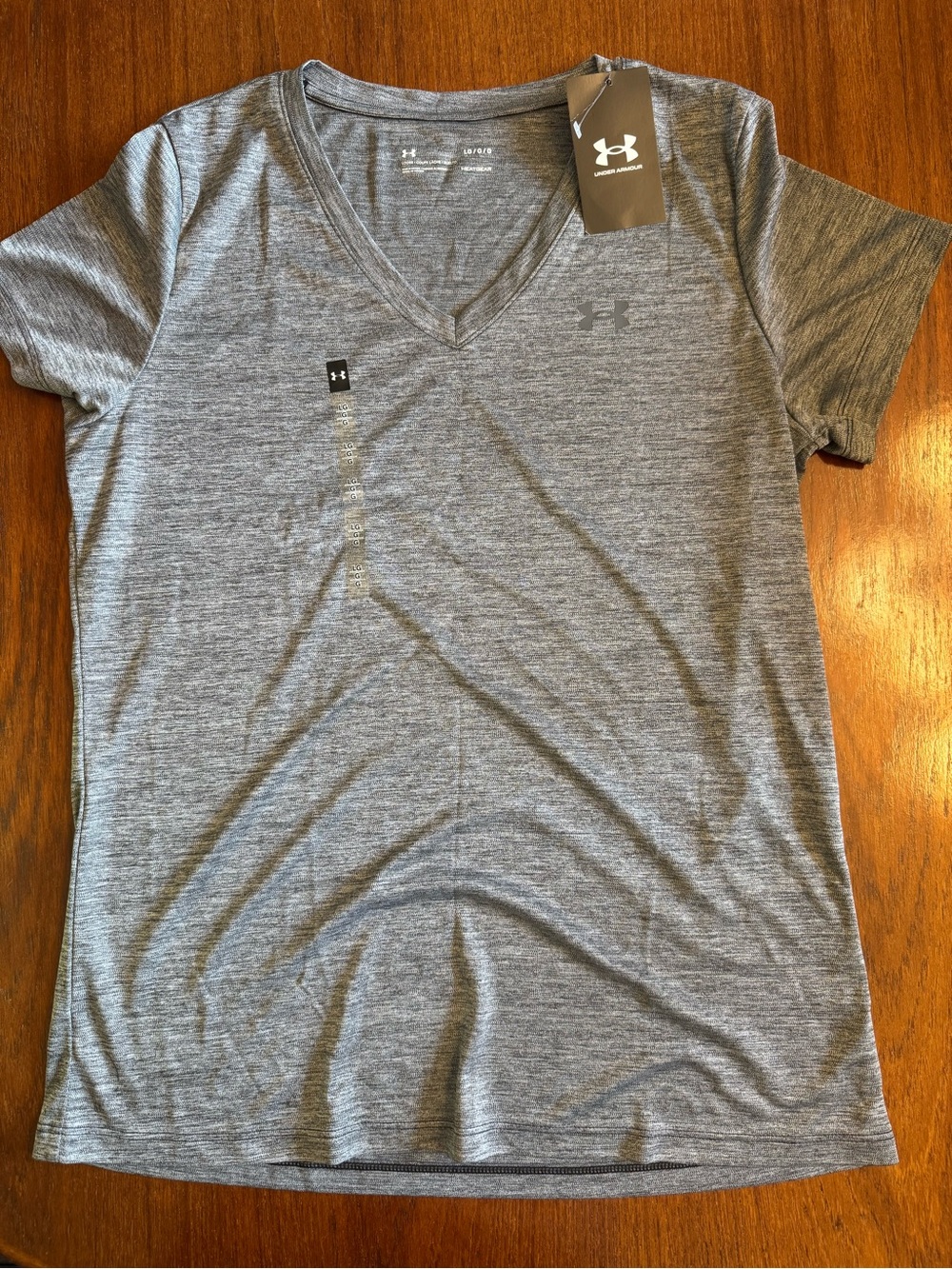 Under Armour  Tech V-Neck T-Shirt - Heather Gray